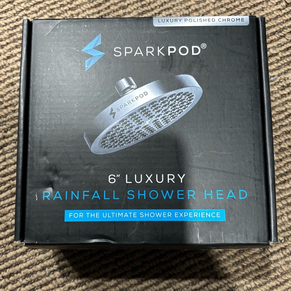 SparkPod Luxury Rainfall Shower Head